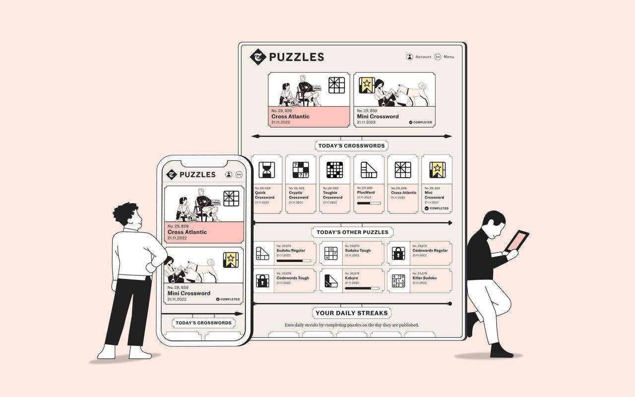 Game on. Download our all-new Puzzles app today