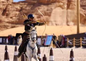 Al Ula hold Horseback Archery World Cup