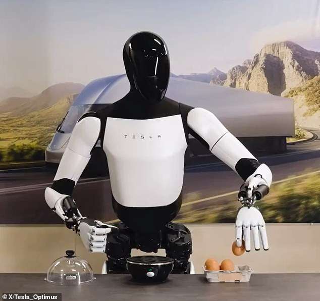 Egg-citing! Tesla shows off redesigned $22,000 Optimus humanoid poaching an egg using its new delicate grip