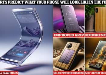 iPhone 150! Experts predict what smartphones will look like in the future – from self-repairing screens to solar-powered charging