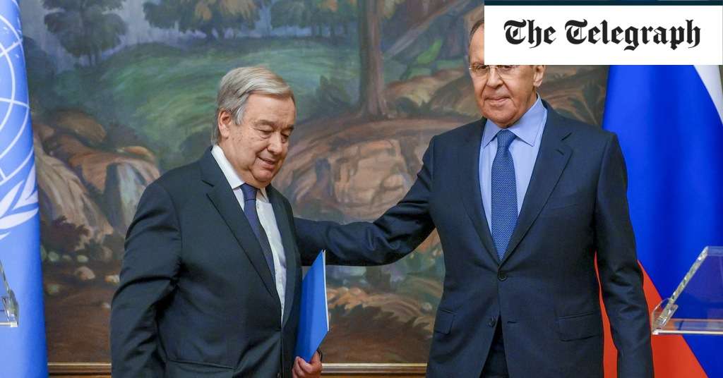 A grotesque spectacle in Moscow