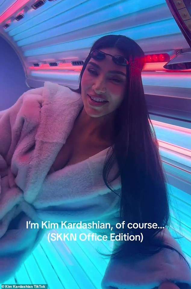 Doctors slam Kim Kardashian for promoting tanning beds in new viral TikTok video – despite skin cancer running in the family
