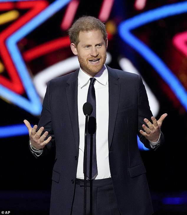 Harry and Meghan ‘WILL attend the Super Bowl’: Duke of Sussex set to stay in Las Vegas after making no mention of cancer-stricken King Charles in gag-filled speech at NFL awards which followed 24-hour whistlestop trip to visit his father in the UK