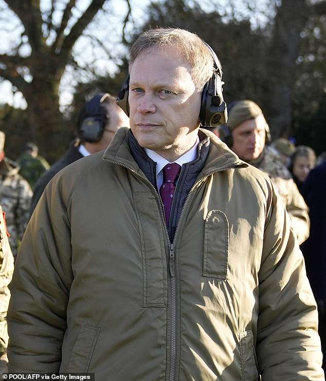 Defence Secretary Grant Shapps is accused of treating RAF ‘like his own personnel Uber’ after being picked up by a helicopter from his HOME three times in just six weeks