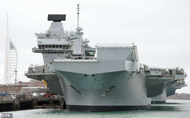 Fire on HMS Queen Elizabeth resulted in TEN sailors needing treatment