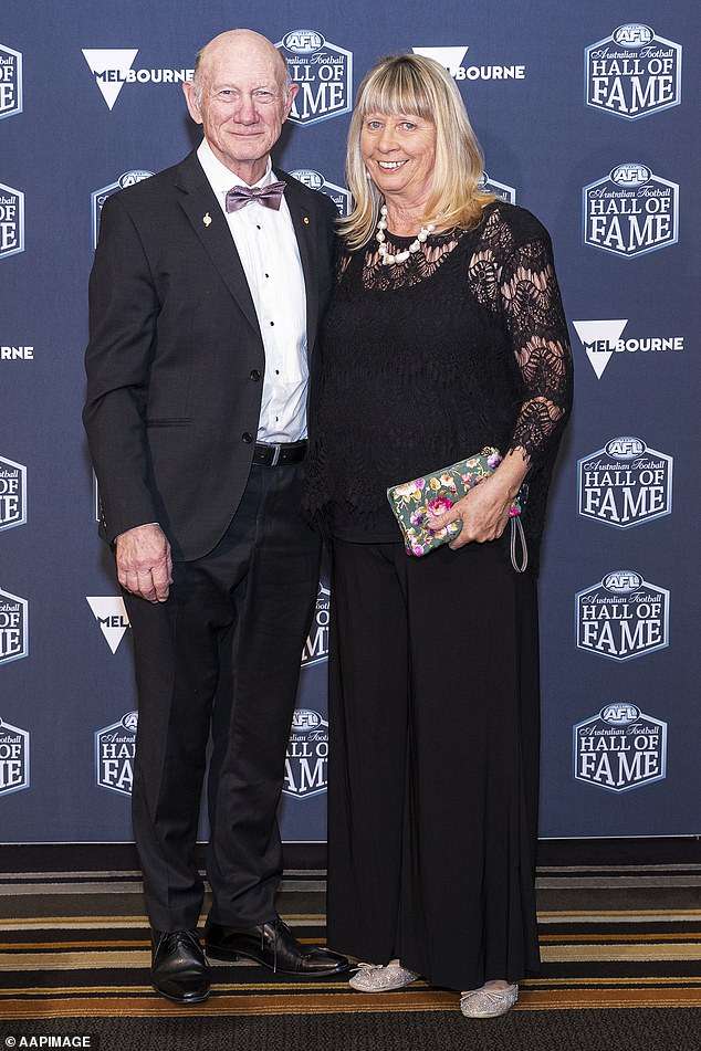 Footy legend Kevin Bartlett is left shattered by his wife Denise’s shock death