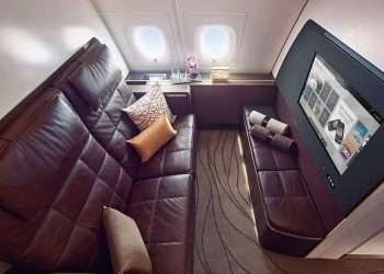 Is this the world’s best plane cabin? Inside The Residence, Etihad’s A380 £5,000 hotel suite in the sky, which comes with a private lounge, shower and a DOUBLE BED. It’s jaw-dropping (and business class isn’t bad, either!)