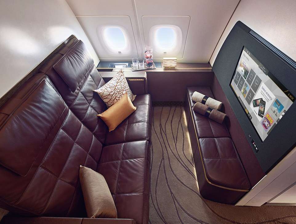 Is this the world’s best plane cabin? Inside The Residence, Etihad’s A380 £5,000 hotel suite in the sky, which comes with a private lounge, shower and a DOUBLE BED. It’s jaw-dropping (and business class isn’t bad, either!)