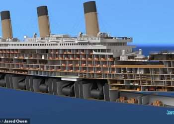 See inside the Titanic like NEVER before: Incredible video reveals a cross section of the doomed liner in its former glory before it sank in 1912 – as one billionaire prepares to recreate it