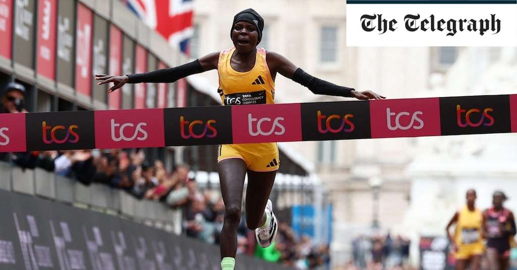 Peres Jepchirchir sets women’s-only world record in brilliant London Marathon win