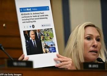 Dr. Fauci tears up during congressional testimony as Republicans tear into him for Covid ‘lies’ and Majorie Taylor Greene says he belongs in ‘prison’