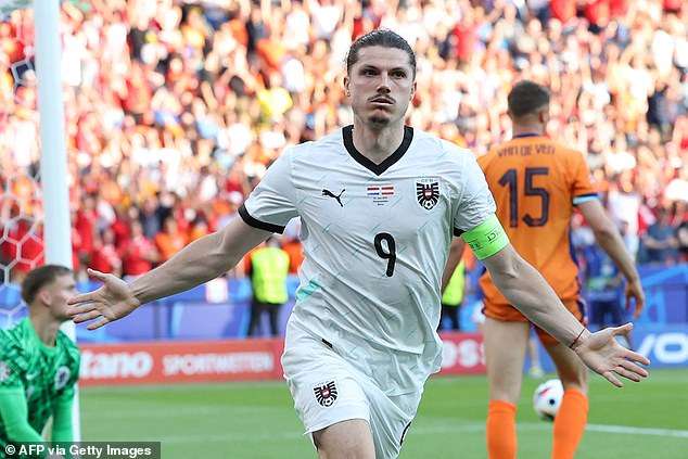 Netherlands 2-3 Austria: Marcel Sabitzer’s winner sees Ralf Rangnick’s side edge Euro 2024 five-goal thriller – with beaten Oranje now on a collision course with England in the last 16