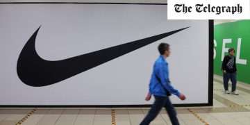 Nike valuation plummets by $20bn