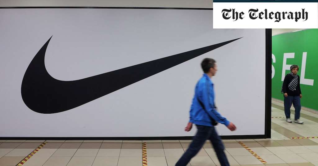 Nike valuation plummets by $20bn