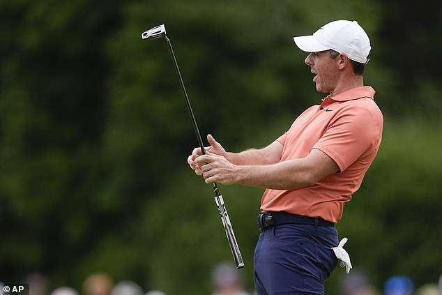 Rory McIlroy seen WITHOUT wedding ring again despite Erica Stoll divorce U-turn as he tees off alongside Scottie Scheffler in US Open first round