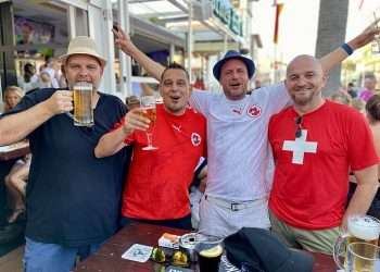 Swiss fans hail their national team as ‘heroes’ after beating holders Italy at Euro 2024 and setting up a potential quarter-final meeting with England