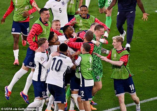 From total boredom to penalty mania: Football fans use hilarious memes to chronicle England’s Euros win – as they call for hero keeper Pickford to be the next ‘Defence Secretary’ and hail Saka our ‘star boy’ for ‘carrying the team’