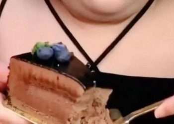 Horror as extreme eater, 24, DIES during livestream of 10-hour food binge on chocolate cake and chicken and seafood after her stomach ripped open