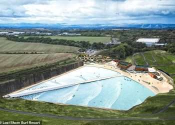 Inland surfing is coming to Scotland for the first time with the launch of Europe’s largest wave pool (that’s THREE TIMES the size of a football pitch)