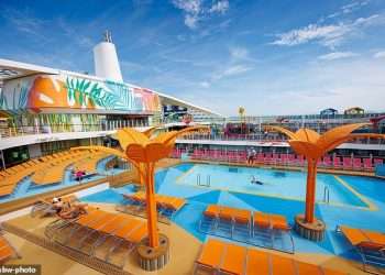 Inside the world’s second-biggest cruise ship – the brand-new £1BILLION Utopia of the Seas, which features five pools, the longest dry slide at sea… and an onboard TRAIN