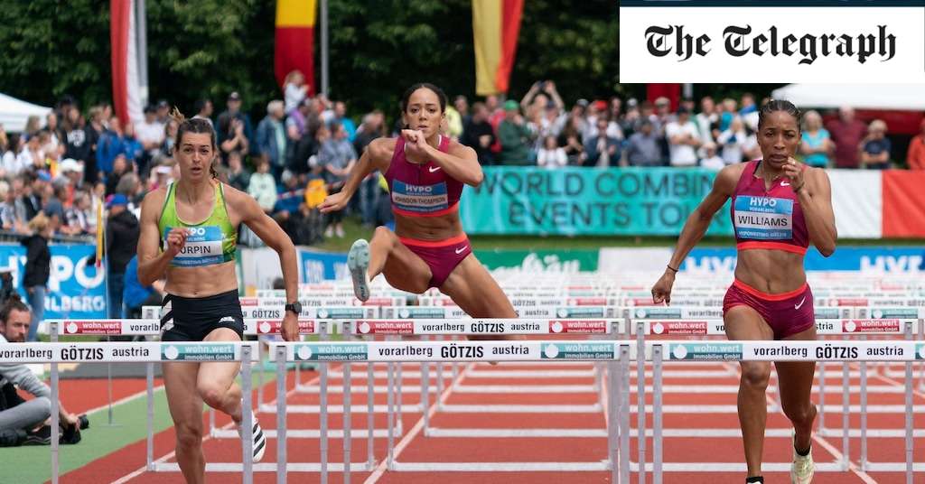 Katarina Johnson-Thompson shows signs of progress
