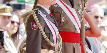 King Felipe and Letizia shower Princess Leonor with affection as she graduates from military school – hours after latest bombshell claims about Queen’s ‘affair’ with her brother-in-law