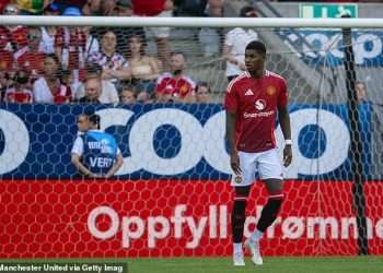 Man United fans urge club to ‘delete’ bizarre social media post on Marcus Rashford as winger plays in the team’s first pre-season friendly after Euro 2024 snub