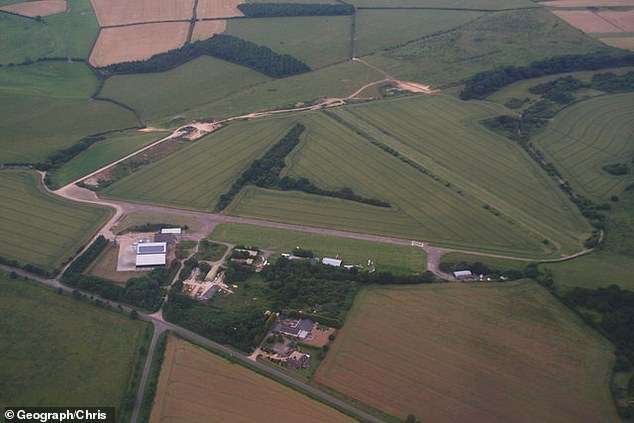 Pilot in his 60s dies after small plane crashes at former RAF airfield – as authorities begin investigation into the tragedy