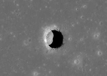 The moon has a secret underground CAVE: Scientists discover an empty lava tube beneath the lunar surface – and say it could be the perfect base for future settlers