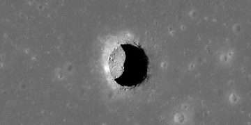 The moon has a secret underground CAVE: Scientists discover an empty lava tube beneath the lunar surface – and say it could be the perfect base for future settlers
