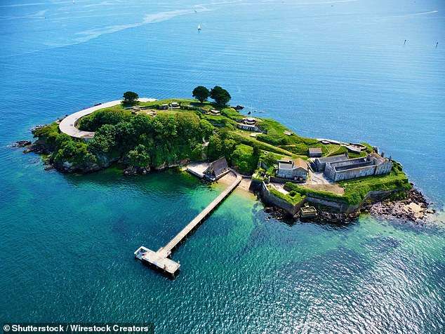 Tiny Drake’s Island off the coast of Plymouth is up for sale – and it could make the perfect spot for a hotel