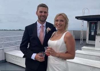 Wedding cruise is plunged into terror after pleasure boat struck rocks while newlywed couple and 82 guests celebrated their nuptials