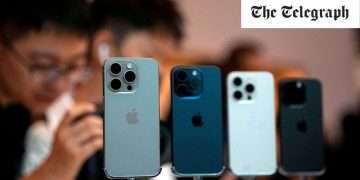 Sales of iPhone fall to three-year low as Apple’s popularity drops in China