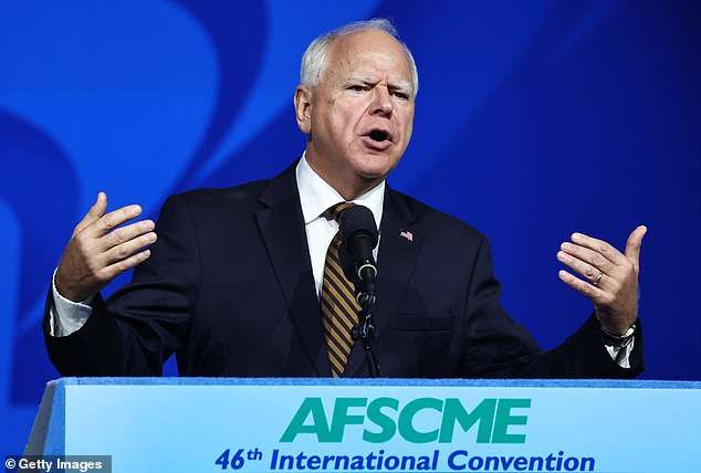 Tim Walz gives furious response to claims he lied about his military record and reveals his message to fellow veteran J.D. Vance