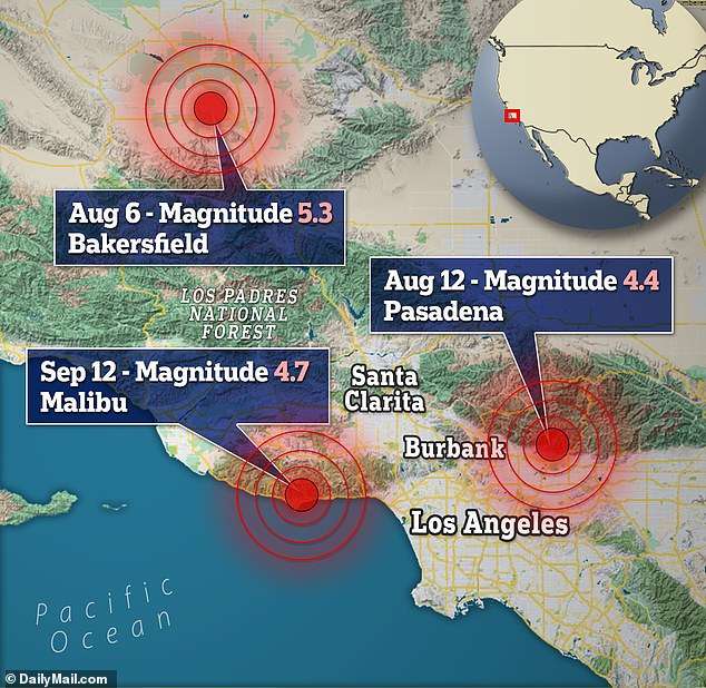 California breaks record for most 4.0 earthquakes in a single year sparking fears of the ‘Big One’