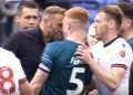Bolton manager Ivan Evatt risks FA probe after being sent off for SQUARING UP to an opposition player in angry full-time scenes after his side drew with Shrewsbury Town