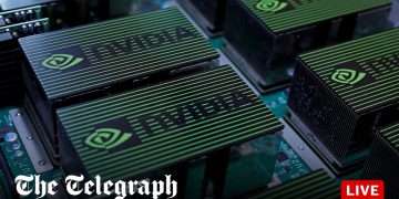 Tech bubble fears spark $160bn Nvidia slump