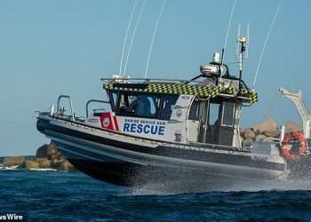 Miracle as crew member who fell off a cargo ship is found alive on an Australian beach after marathon swim