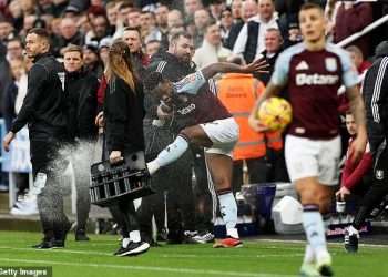 Aston Villa striker Jhon Duran charged by the FA for improper conduct after his furious reaction to red card in defeat by Newcastle