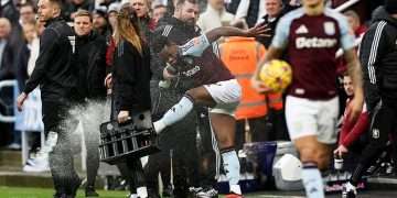 Aston Villa striker Jhon Duran charged by the FA for improper conduct after his furious reaction to red card in defeat by Newcastle