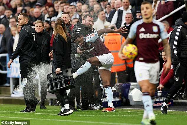 Aston Villa striker Jhon Duran charged by the FA for improper conduct after his furious reaction to red card in defeat by Newcastle