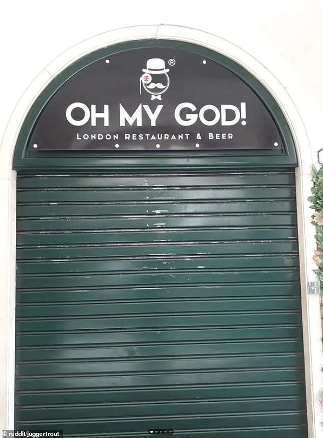 Brits baffled by UK-themed restaurant in Italy – which promises delicacies including ‘salmon from the North East’ and ‘Welsh rabbit’