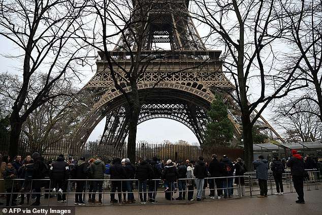 Eiffel Tower forced to close and tourists evacuated after an incident at the famous Paris attraction