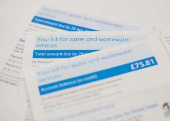 Households set to learn water bills to rise by at least 20% over next five years