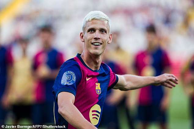 PSG ‘join the race for Dani Olmo’ amid Man City and Arsenal interest – after Barcelona attempts to re-register £50m star were sensationally blocked by LaLiga, leaving him free to move