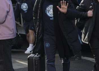 Pep Guardiola seen still wearing his wedding ring as he looks stressed on first appearance since ‘split from wife of 30 years’ emerged, at London hotel before tonight’s Man City match