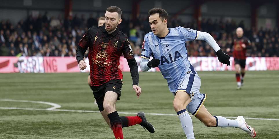 Tamworth vs Tottenham – FA Cup: Live score, team news and updates as game is delayed by five minutes as goal net has to be fixed by home player shortly before kick-off with National League side looking to cause cupset