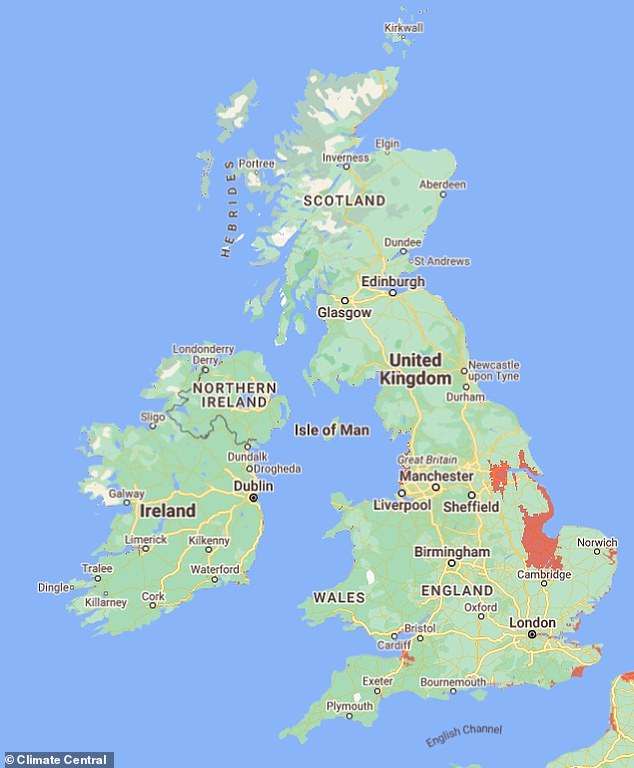 The cities that will be ‘submerged by global warming’: Sea levels could rise by up to 6.2 FEET by 2100, warn scientists – so, is your hometown at risk?