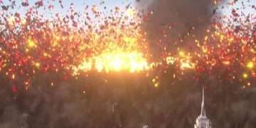 Chilling video shows ‘city-killer’ asteroid more powerful than 500 atomic bombs hitting Earth in 2032