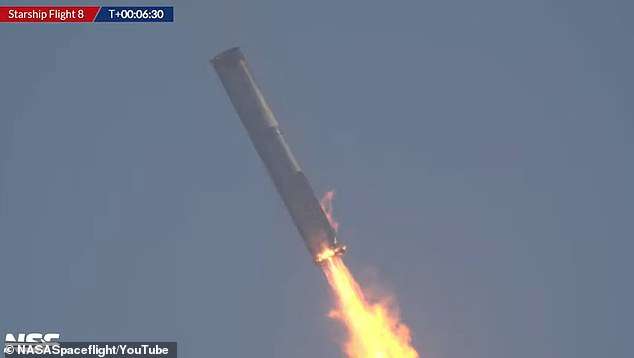 Elon Musk’s SpaceX’s Starship spirals and explodes as debris plummets to earth causing ground stops on flights with chaos at multiple airports